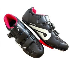 Peloton Cycling Bike Shoes with Clips Black Unisex Size 40 NIB